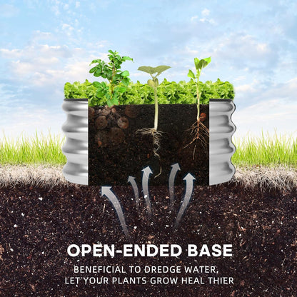 JERIA Raised Garden Bed,Galvanized Raised 2×2×1ft Planter Boxes Outdoor with Easy Assembly, Round Garden Bed for Vegetables, Fruits, Flowers