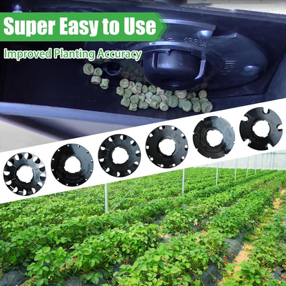 60009 Seed Plate Replacement for Earth-Way 1001-B Seeder, Precision Seeder Plate for Sweet Corn, Radish, Carrot, Peas, Beans & More