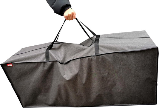 Outdoor Rectangular Cushion storage Bag, Protective Zippered Storage Bags with Handles, 50''L x 13''W x 20''H Dark Grey