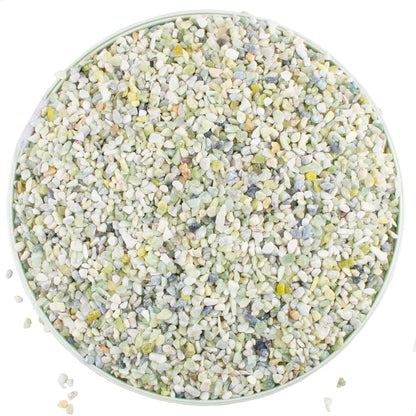 7lb Jade Bean Pebbles,1/4 Inch Cactus Bonsai DIY Rocks, Natural Succulent Rock and River Rocks Decorative for Aquariums, Vases, Terrarium, Outdoor Gardening, Top Dressing for Potted Plants