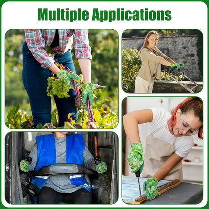 HANDLANDY Women Safety Work Gloves Utility Touch Screen Working Grip Glove for Yardwork Gardening Breathable Mechanic Gloves