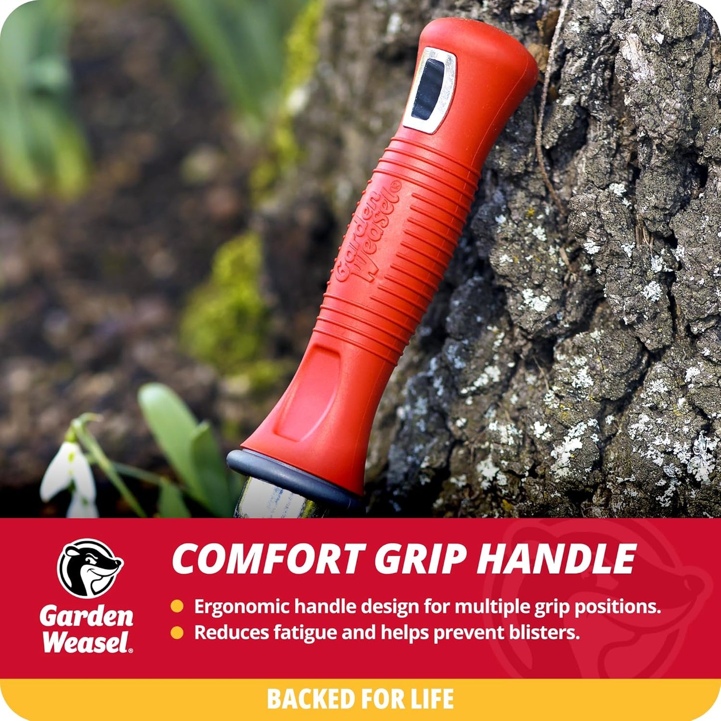 Garden Weasel Garden Trowel | Plant, Dig and Cultivate | Planting and Gardening Hand Digging Tool, Heavy Duty Trowel, Mini Gardening Shovel | 91365