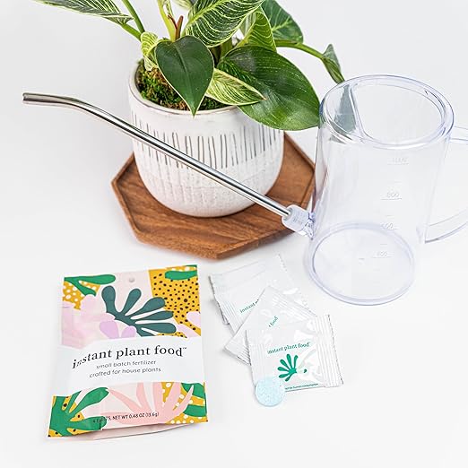 Instant Indoor Plant Care Bundle - Plant Food + Soil ProBiotics + Natural Pest Control Spray Tablets - for HOUSEPLANTS