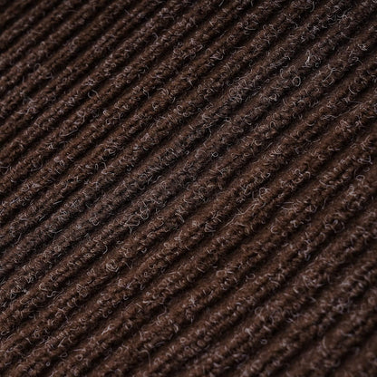 Low Profile Rubber Door Mat, 72x48inch, Heavy Duty, Entrance Doormat, Indoor and Outdoor, Waterproof, Easy Clean Shoe Scraper, Home Rug Welcome Mats for Entryway, Patio, Porch, Brown