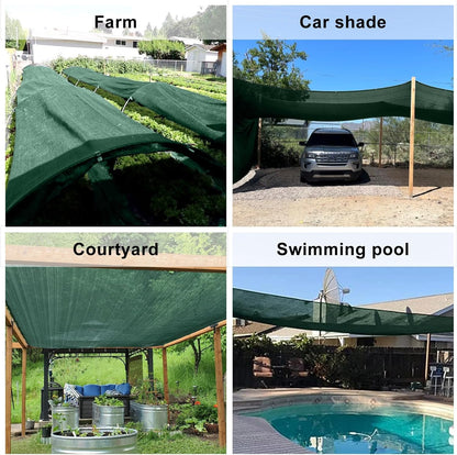 LOVE STORY 10x20FT 55% Green Shade Cloth Sun Shade Net with Grommets Sunblock Net Mesh Tarp for Garden,Plants Cover,Greenhouse and Patio