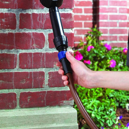 Raindrip SDFSTH1P Automatic Drip Irrigation Watering Kit with Timer for Flowers, Shrubs, and Trees, Waters up to 10 Plants, Includes Timer with Customizable Settings, 2 GPH Drippers