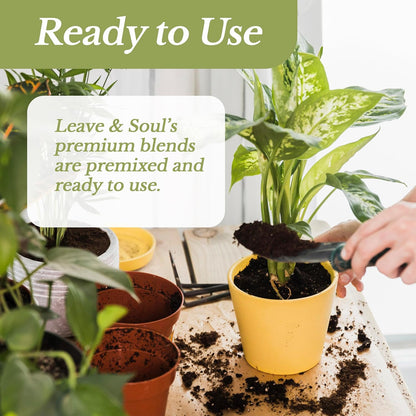 Professional Indoor Herb Plant Soil | Large 2.2 Quarts Ready to Use for Kitchen, Gardens, Cooking Herbs | Peat Moss, Coco Coir, Perlite, Dolomite | Made in USA