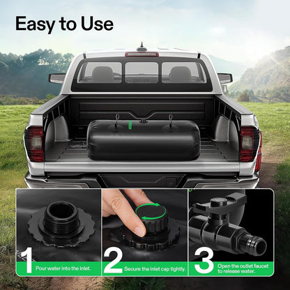 VIVOSUN 240 L/64 Gal Water Bladder, Foldable and Portable Water Storage Bag for RV, Camping, Garden Watering, Agricultural Irrigation, Drought Resistance, Firefighting