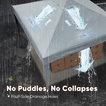 Quictent 10x10 Pop Up Canopy Tent, Instant Setup Gazebo for 1 Person, Portable & Compact, Waterproof & UV Protection, Ideal for Camping, Beach, Parties, and Outdoor Events