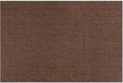 CAMILSON Easy Jute Rug 2x3, Indoor Outdoor Brown Color Fiber Area Rugs for Living Room and Kitchen Rug, Solid Boho Woven Design, Easy-Cleaning, Washable Outside Carpet Alfombras (2 x 3)