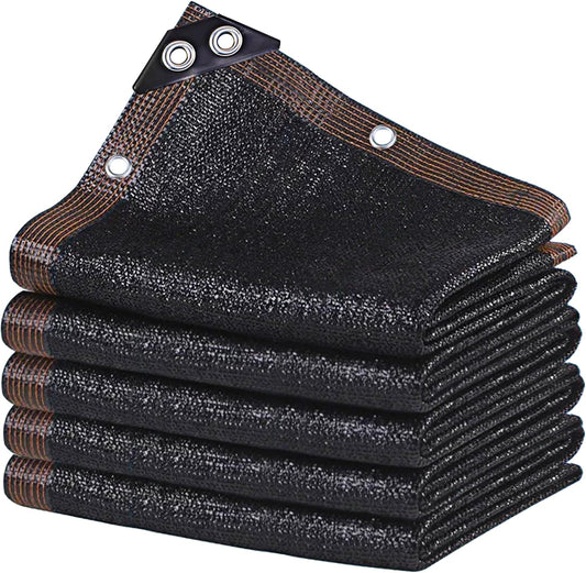 winemana Black Shade Cloth 30x30 FT– 40% Sun Shade Mesh Tarp for Greenhouse, Garden, Patio, Dog Kennel, Chicken Coop, and Outdoor Protection, Plants Cover Shade Netting with 2 Reinforced Grommets