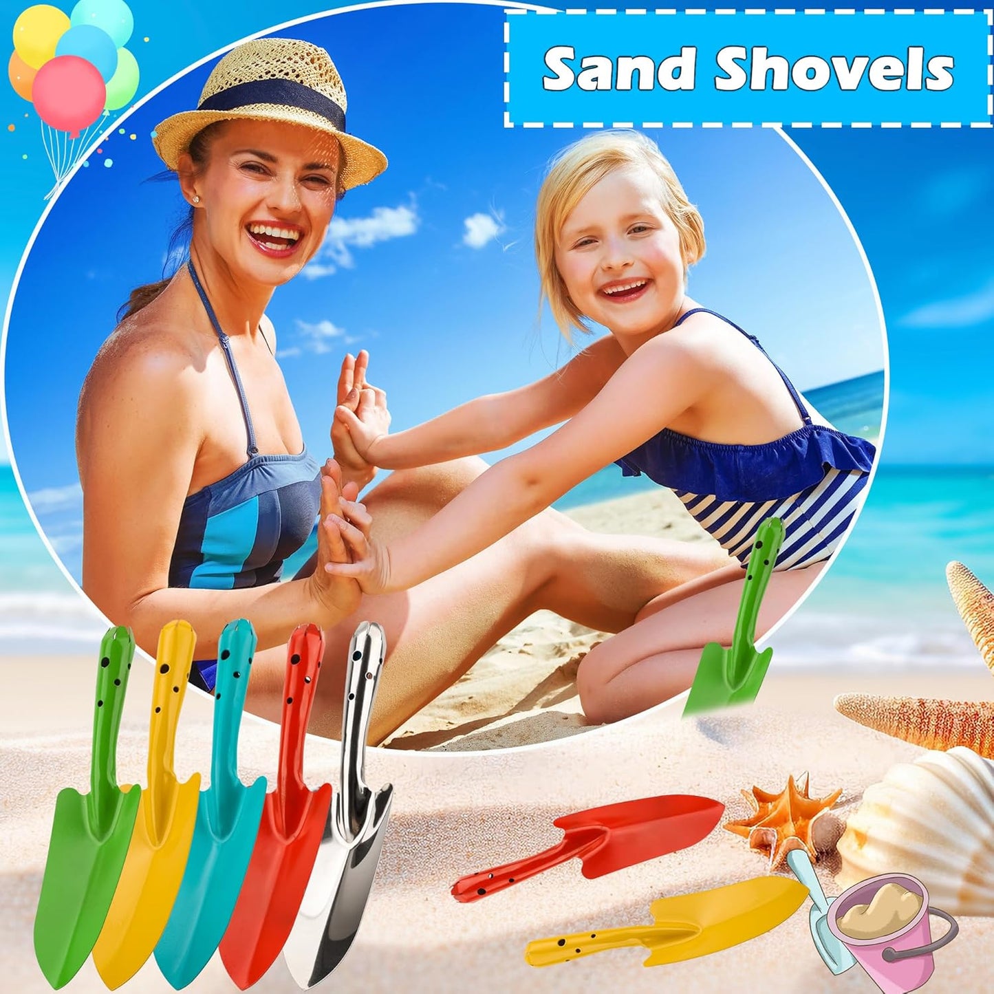 12 Pieces Mini Shovel Set Colorful Metal Garden Tools Hand Trowel Small Digging Shovel for Planting Transplanting Weeding Digging, 6 Colors