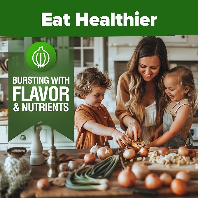 HOME GROWN 𝗨𝗦𝗔 𝗣𝗥𝗘𝗠𝗜𝗨𝗠 8 Onion Seeds for Planting – 1,600 Heirloom 𝗡𝗢𝗡-𝗚𝗠𝗢 Vegetable Seeds – Grow Sweet, Yellow, Red, Spanish, Green & Vidalia Onions in Outdoor or Indoor Home Garden