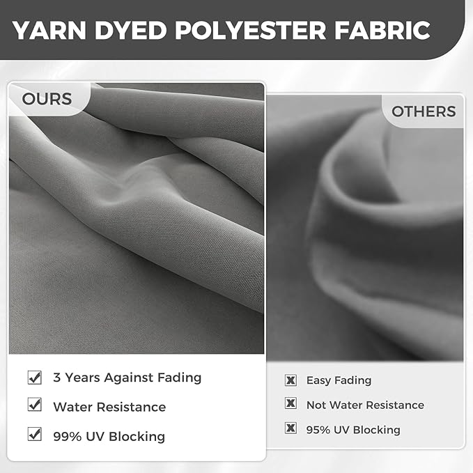 Grand patio 9x12 FT Cantilever Umbrella with Base & Cover Outdoor Aluminum Rectangle Offset Umbrellas Canopy for Pool Yard (Gray, 9x12 FT)