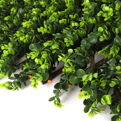 3rd Street Inn™ Leaf Trellis - Bamboo Greenery Panel - Boxwood and Ivy Privacy Fence Substitute - DIY Flexible Fencing (1, Wintergreen)