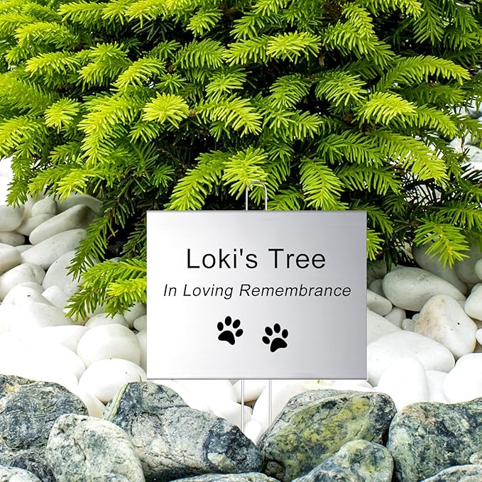 Landhoow 12 Pcs Large Garden Plant Markers Metal Plant Labels Sign 6'' x 8'' with 13'' Stake Weatherproof Waterproof Garden Sign for Outdoor Seedlings Herbs Vegetable Greenhouse, Gold