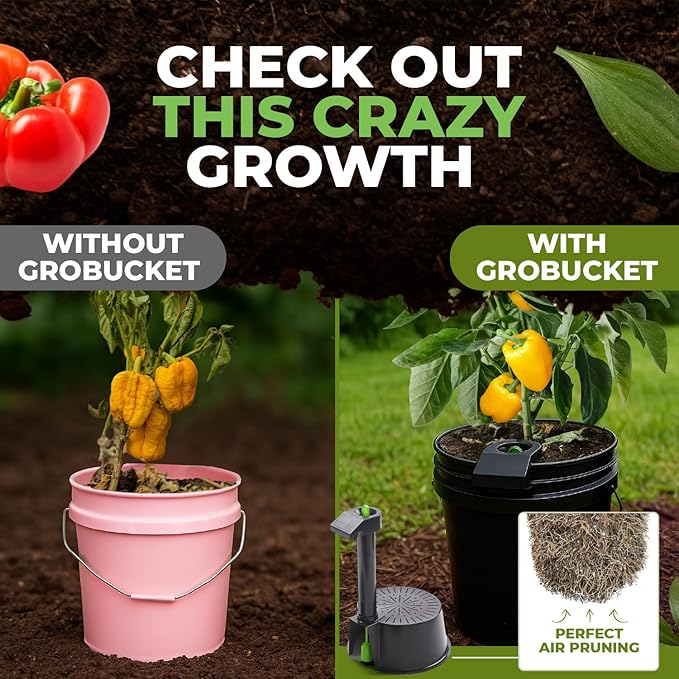 Self-Watering Planter Insert (3PK) - Turn Any Bucket into a Self-Watering Container Garden