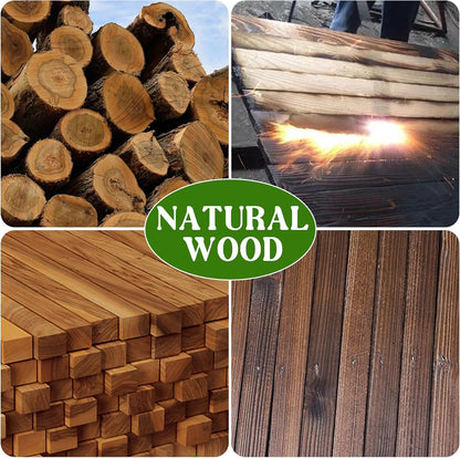 Wood Lattice Fence Panels for Outside 13.4"x78.8" Expandable Natural Wooden Wall Trellis Board Decorative Lattice Trellis Frame for Climbing Plants Vine Ivy Rose Outdoor Balcony Garden 4 Pcs