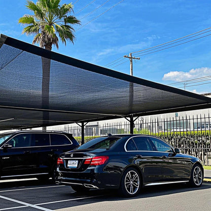 winemana Black Shade Cloth 90%, 8x20 FT Mesh Tarp - Garden Shade for Greenhouse, Patio, Vegetables, Plants Cover and Chicken Coops, Sun Shade Net for Outdoor Protection with Reinforced Grommets