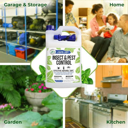 Mighty Mint Gallon (128 oz) Insect and Pest Repellent Peppermint Oil - Natural Spray for Spiders, Ants, and More