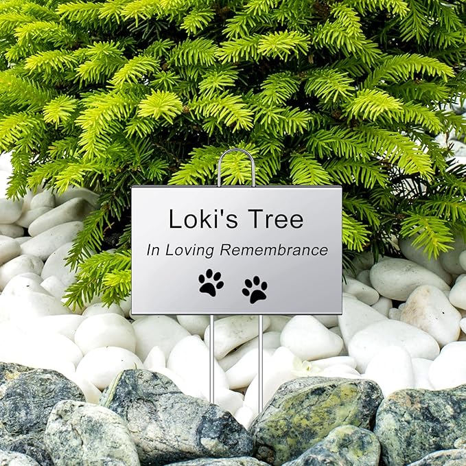 Landhoow 12 Pcs Large Garden Plant Markers Metal Plant Labels Sign 4'' x 6'' with 11'' Stake Weatherproof Waterproof Garden Sign for Outdoor Seedlings Herbs Vegetable Greenhouse, Sliver