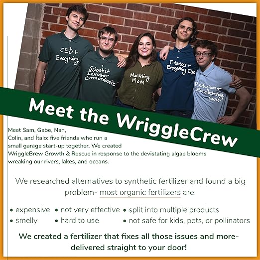 Organic Liquid Fertilizer Concentrate from Worm Castings. Non-toxic, All-Purpose, Plant Food for Gardens, Vegetables, Fruits, Houseplants, Seed Starters, and Ornamentals. (32 Fluid Ounces)