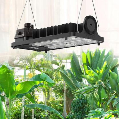 SANSI LED Grow Light for Indoor Plants, 1000W LED Grow Light with Optical Lens for High PPFD, Energy Saving Dimmable Full Spectrum Plant Light for 2x4/3x3ft Grow Tent Seeding & Growing