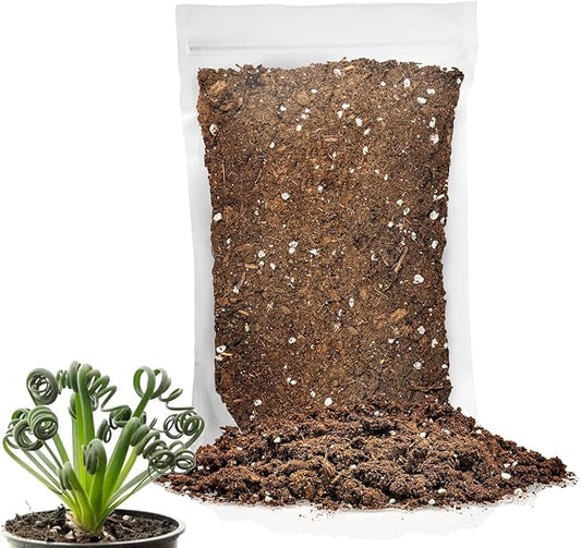 Gardenera Premium Albuca Spiralis Potting Soil Mix - Perfect Balance of Nutrients, Drainage, and Aeration for Thriving Blooms - 10 Quart