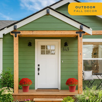 Costa Farms Live Plants – Fall Mums 2-Pack (Red) in Color Pots | 3 Qt. Seasonal Houseplants & Outdoor Flowers for Porch, Patio, or Garden | Ships in Bud Form for Longer Bloom