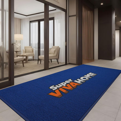Custom Floor Mat Doormat Entryway Area Rug Welcome Carpet for Business Home Indoor/Outdoor Non Slip Washable Durable