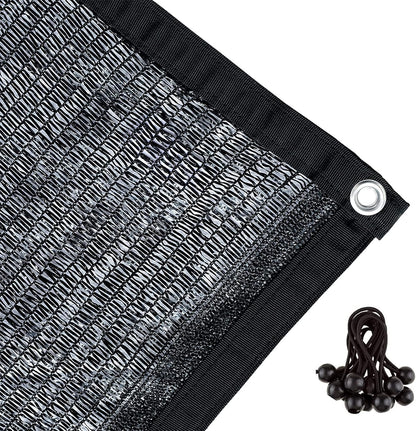 Agfabric 50% Sunblock 10’ X 16’ Shade Cloth with Grommets for Garden Patio, Black