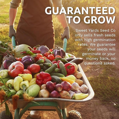 Organic Hot Pepper Seeds Variety Pack - 8 Individual Packs - 2025 Season - Habanero, Jalapeno, Cayenne, Anaheim and More! for Indoor & Outdoor Planting (Non-GMO, Certified Organic)