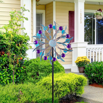 Wind Spinners Outdoor, 59" H*13" W Metal Windmill for Yard Patio Decorations, Kinetic Wind Sculpture Dual Direction for Lawn Ornaments