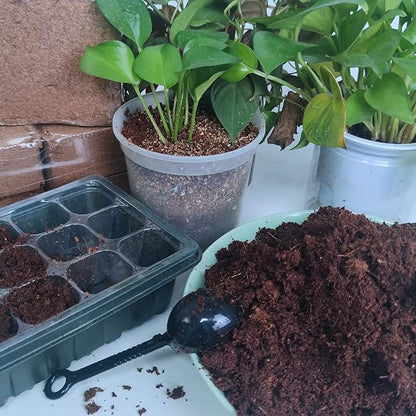 3-Pack Coco Coir Bricks, Premium Organic Peat Moss Mix for Plants, Low EC & pH Balance, Fiber Coconut Husk. Ideal for Gardening, Potting Soil & Substrate