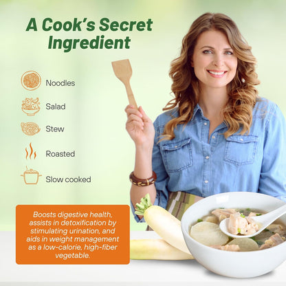 Outsidepride Annual Daikon Radish Seeds - 1 oz. Chinese, Japanese, & Oriental Radish Seeds for Soil Health, Erosion Control, & Soil Aeration - Ideal for Gardens, Cover Crops, Pastures, & Food Plots