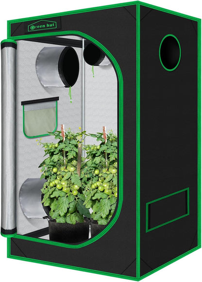 24"x36"x60"Grow Tent for Plants Mylar Hydroponic Grow Tents Indoor Grow Room for Plant Fruit Flower Veg with Removable Waterproof Floor Tray