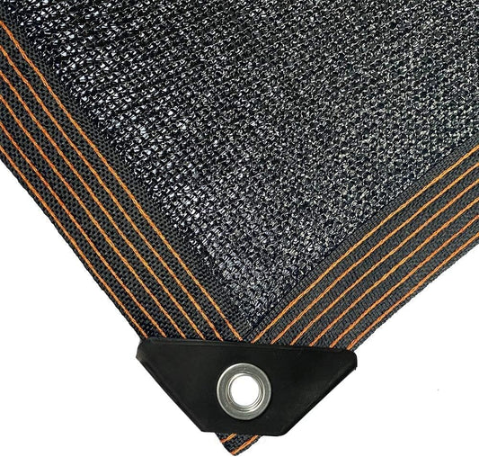 winemana 70% Black Shade Cloth, 20 x 20 FT Durable Mesh Tarp with Grommets, Resistant Garden Sun Shade Netting with Taped Edge for Plant Cover, Greenhouse, Patio, Tomatoes, Chicken Coop, Barn Kennel