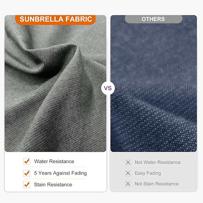 PURPLE LEAF 9' X 12' Cantilever Outdoor Patio Umbrella Large Heavy Duty 360° Rotation Double Top Offset Rectangular Umbrellas for Backyard Deck Pool, Cast Slate