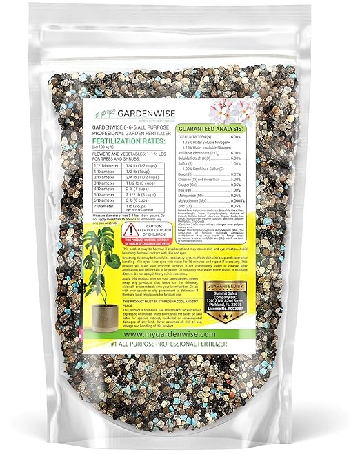 6-6-6 All-Purpose Professional Plant Food Fertilizer; Ideal for Winter Care & Spring Feeding, Perfect Balanced NPK for Indoor and Outdoor Plants (4 QUARTS)