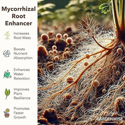Organic Liquid Plant Food for Indoor Houseplants – All Purpose Fertilizer for Potted Plants, Vegetables, Succulents, Orchids, Roses – Miracle Growth with Mycorrhizae (8 oz)