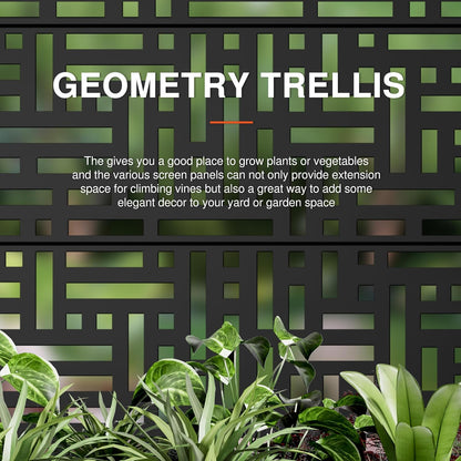 Casaphoria Metal Raised Garden Bed with Trellis and Wheels, 72"x35"x16" Arched Planter Box for Climbing Plants, Vegetables & Vines, Features Drainage Holes and Privacy Screen (Black-Helen)