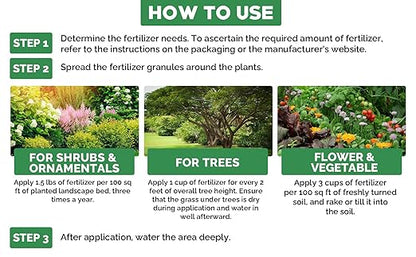 6-6-6 All-Purpose Professional Plant Food Fertilizer; Ideal for Winter Care & Spring Feeding, Perfect Balanced NPK for Indoor and Outdoor Plants (2 QUARTS)