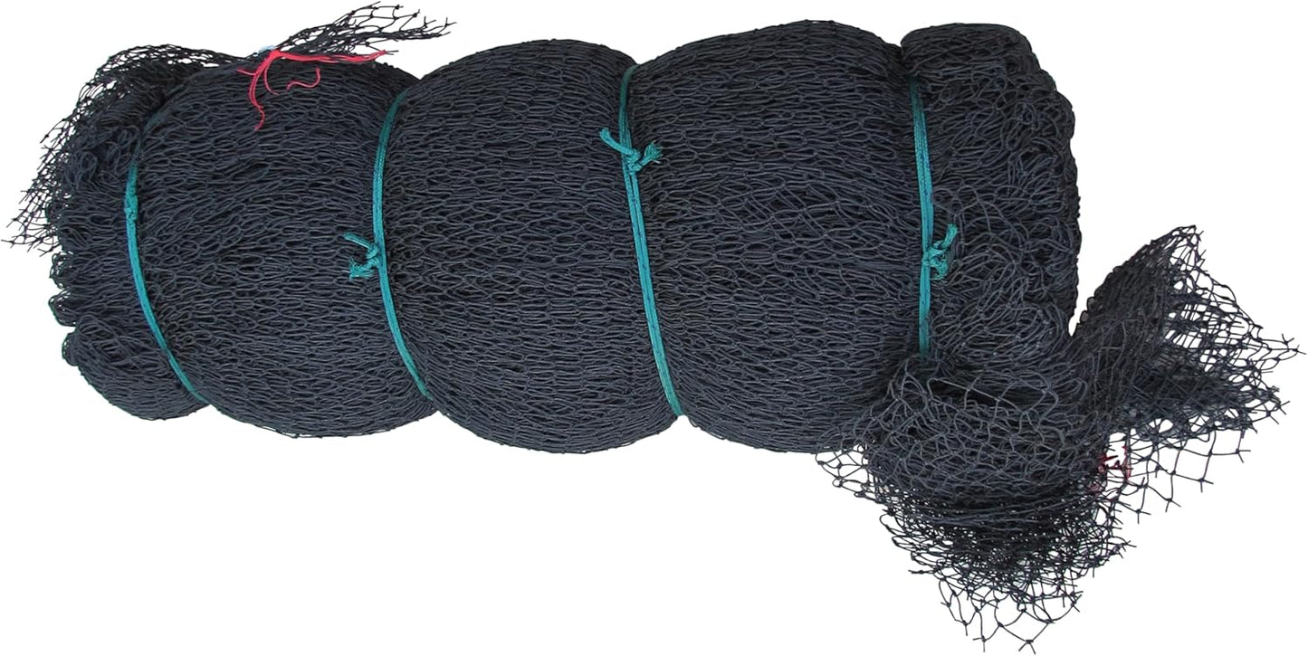 Poultry Netting 1" or 2" Mesh Heavy Knotted Nets Aviary Gamefowl Quail Chicken Bird Block Net Long Lasting Break/Burst 85/245 lb Polyethylene 8-10 Year Lifespan (12.5' X 100', 1)