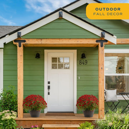 Costa Farms Live Plants – Fall Mums 2-Pack (Red) in Grow Pots | 3 Qt. Seasonal Houseplants & Outdoor Flowers for Porch, Patio, or Garden | Ships in Bud Form for Longer Bloom