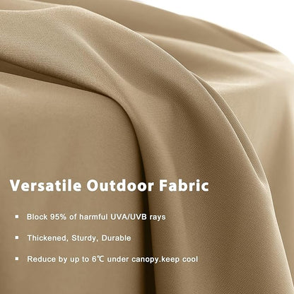 MASTERCANOPY Patio Outdoor Umbrella,15FT Double Sided Large Umbrella with Base