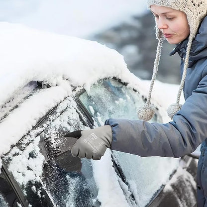 Schwer 2 Pairs 100% Waterproof Winter Work Gloves, ANSI A2 Cut Resistant Freezer Gloves for Outdoor Cold Weather Keep Hands Warm, Enhanced Warmth & Durability, for Shoveling Snow, Ice Fishing, M