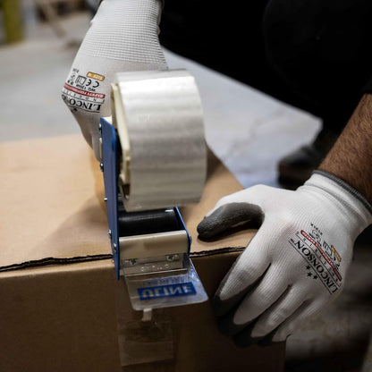 linconson 12 Pack Safety Performance Series Construction Mechanics Wrinkle Latex Work Gloves