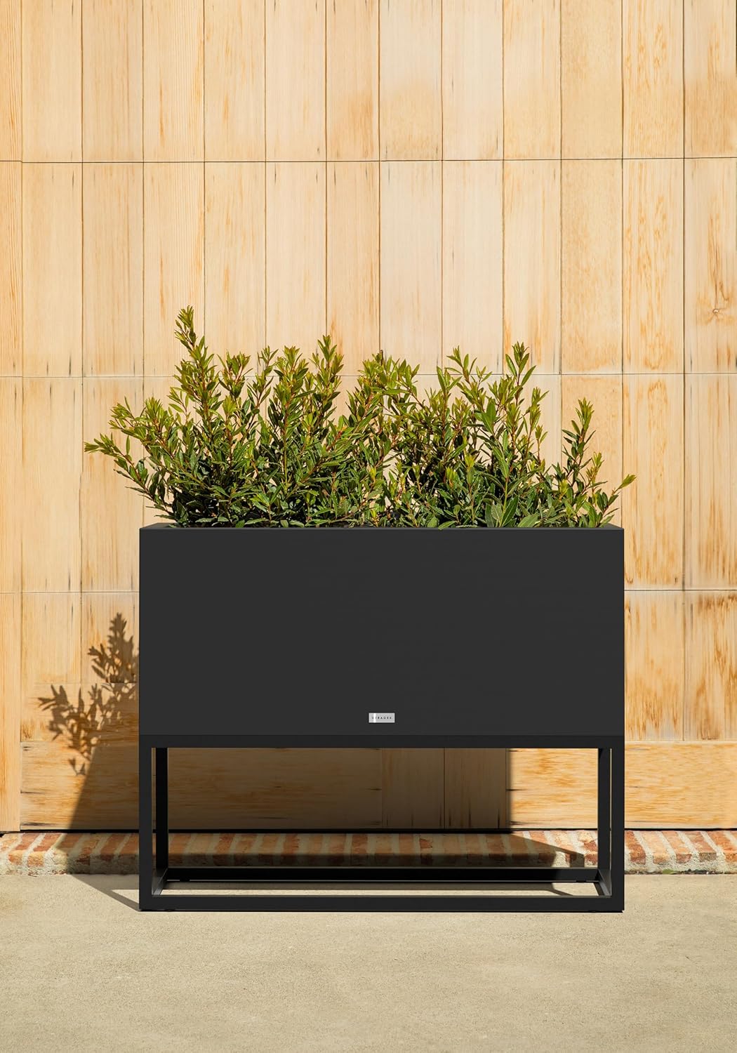 Veradek Block Series Raised Long Box Planter for Patio & Garden | Durable All-Weather Use with Aluminum Stand | Modern Décor for Herbs, Flowers