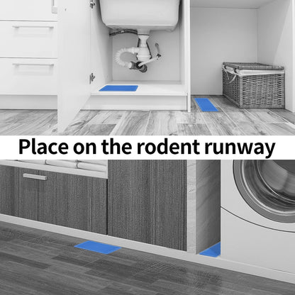 LULUCATCH Super Heavier Mouse Traps 18 Pack for Mice & Snakes with Non-Toxic Glue. Larger Sticky Traps Indoor, Easy to Set, Pet Safe Pest Control