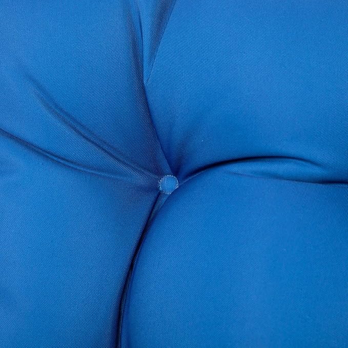 ARTPLAN All Weather Chair Outdoor Cushions Wicker Tufted Pillow with Back for Outdoor Furniture